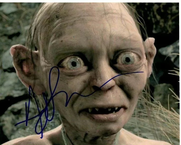 ANDY SERKIS SIGNED AUTOGRAPH 8x10 LORD OF THE RINGS THE HOBBIT GOLLUM PROMO  E