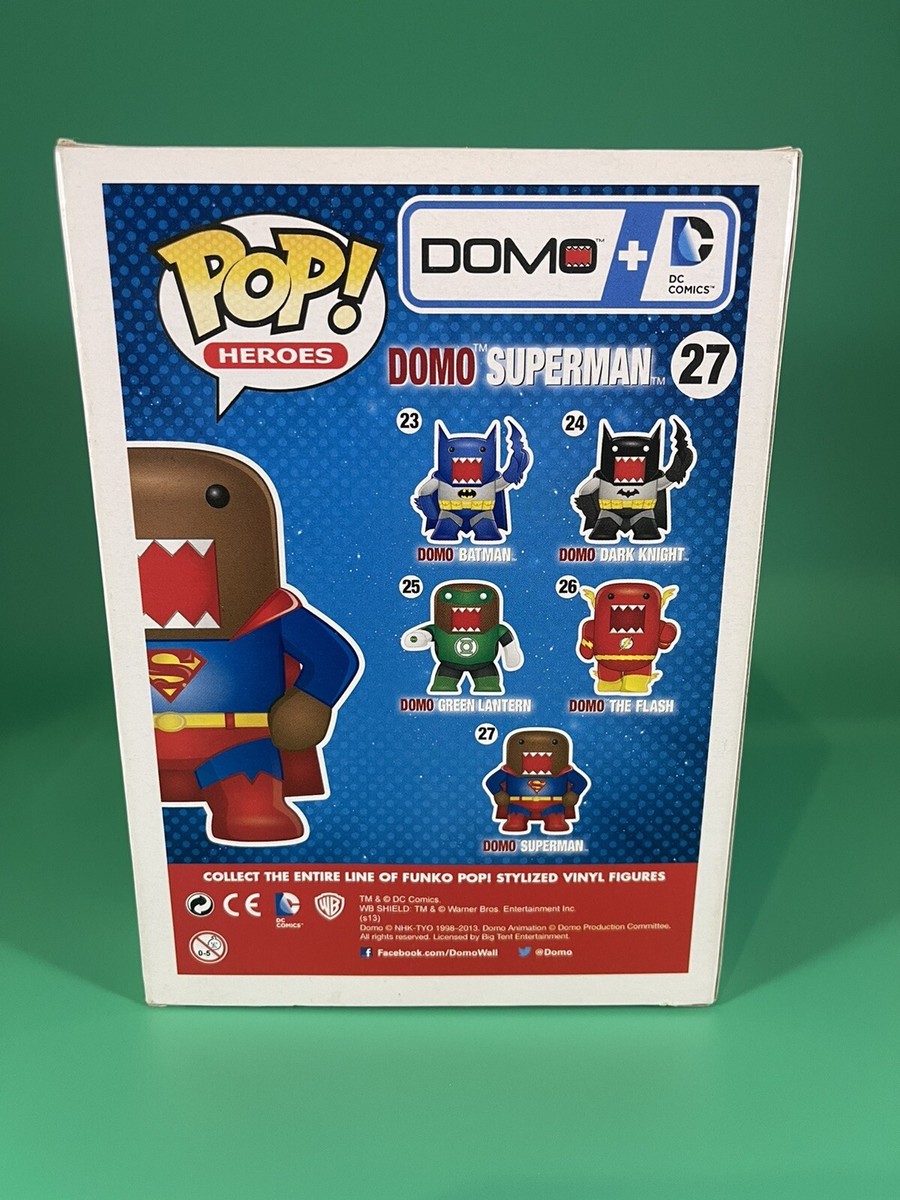 Domo Superman Funko Pop Domo X DC Comics OG Vaulted #27 | eBay