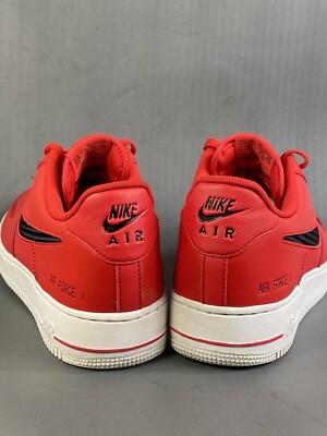 Nike Air Force 1 \'07 LV8 \'Cut Out Swoosh - University Red\' sneaker size 10.5 s-l400.jpg main image 2
