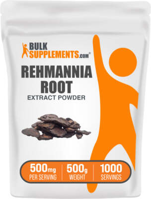 BulkSupplements Rehmannia Root Extract Powder - 500 mg Per Serving