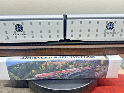 #ad #ad BURLINGTON NORTHERN GUNDERSON AUTO MAX ARTICULATED CAR HAULER HO Scale NEW RTR $109.95