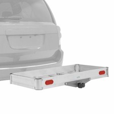 Aluminum Cargo Carrier 500 Lb Cap Folding Hitch Rack Elevate Outdoor - 50