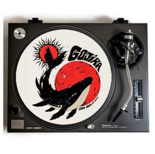 GOJIRA Turntable Slipmat for Vinyl Records 12" DJ Slip Mat heavy metal vinyls