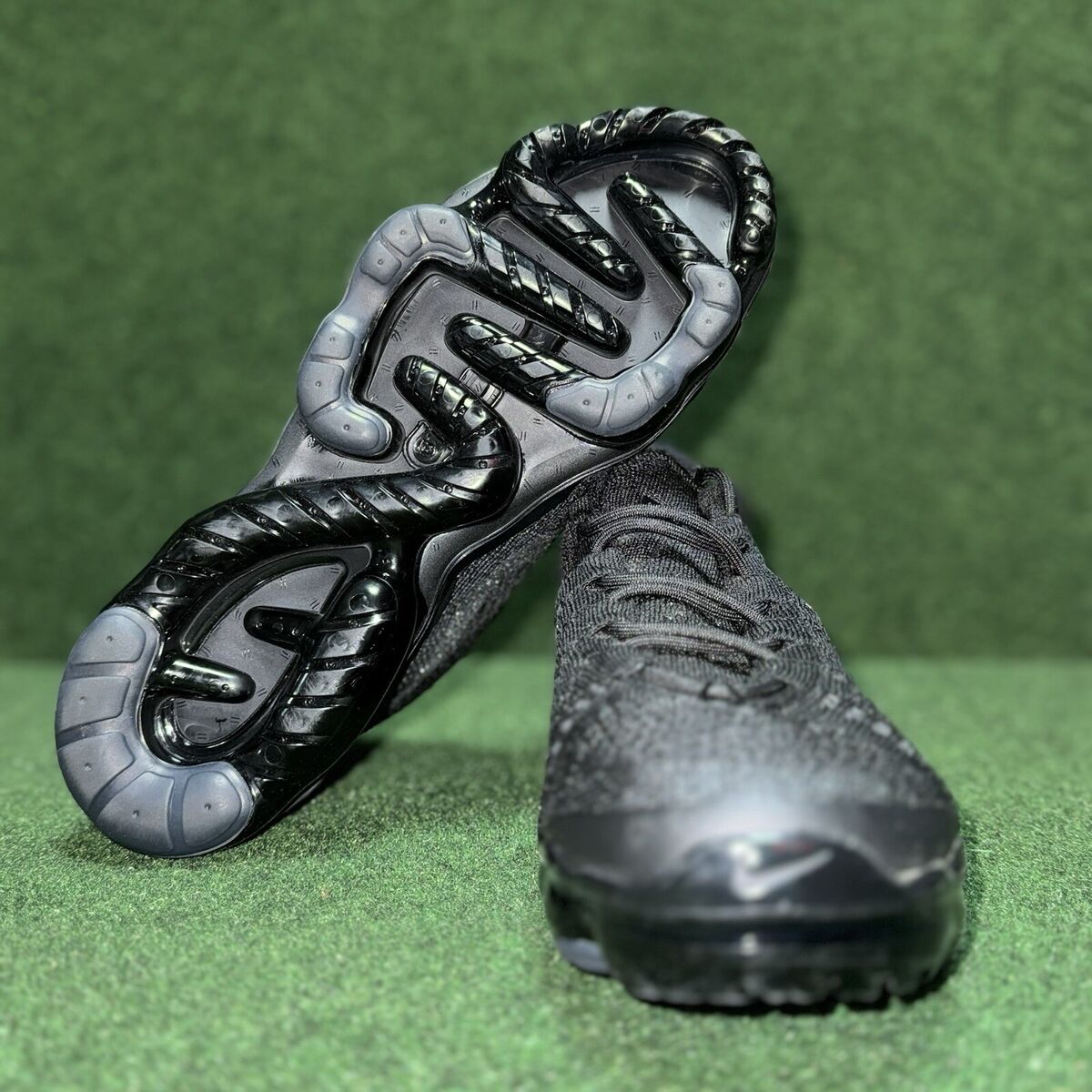 Nike Air Vapormax 2023 Flyknit Mens Sz 9 Triple Black Nike Air Vapormax 2023 Flyknit Mens Sz 9 Triple Black