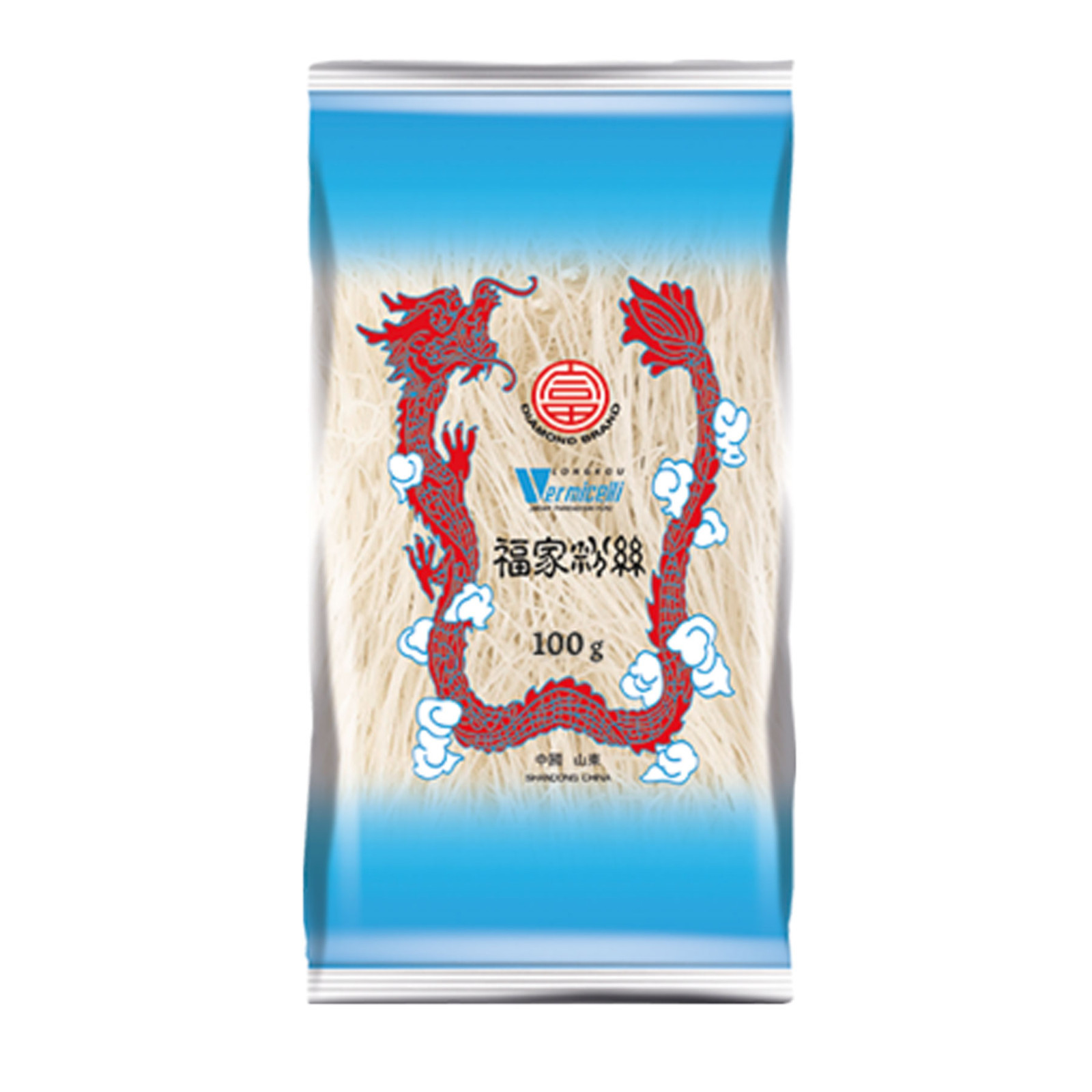 Glasnudeln 10 x 100g Mungbohnen Vermicelli - Longkou Glas Nudeln Beans Thread