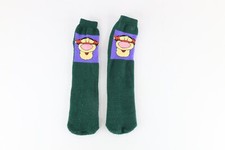 Vintage 90s Disney Winnie the Pooh Tigger the Tiger Knit Socks Green Womens L
