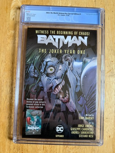 JOKER THE WORLD: BATMAN DAY SPECIAL EDITION #1! CGC 9.8! JASON FABOK COVER! - Picture 4 of 4