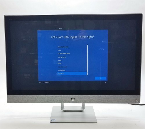 HP Pavilion 27-R045QE 27" All-in-One Touch i7-7700T 2.9GHz 16GB 5TB Win10 No AC