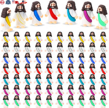 100 Pcs Jesus Toys Little Jesus Figurine Miniature Jesus Doll Tiny Jesus Figurin