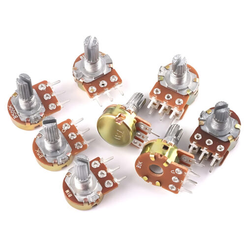 WH148 1K 2K 5K 10K 20K 50K - 1M Ohm 15mm 20mm 3 Pin Linear Rotary Potentiometer - Picture 2 of 15