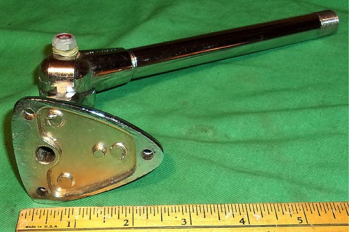Vintage Atlas Sound Microphone Swiveling Stand Surface Flange Mtg. (1950's) - Picture 10 of 13