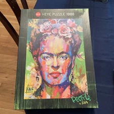 Heye Puzzle 1000 pcs People-FRIDA 50 x 70 cm Art 29912 Pre Owned/ Complete