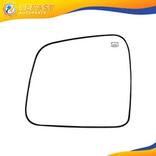 Door Mirror Glass w/ Base Fits 2011-ON HEATED DODGE DURANGO Driver  Side