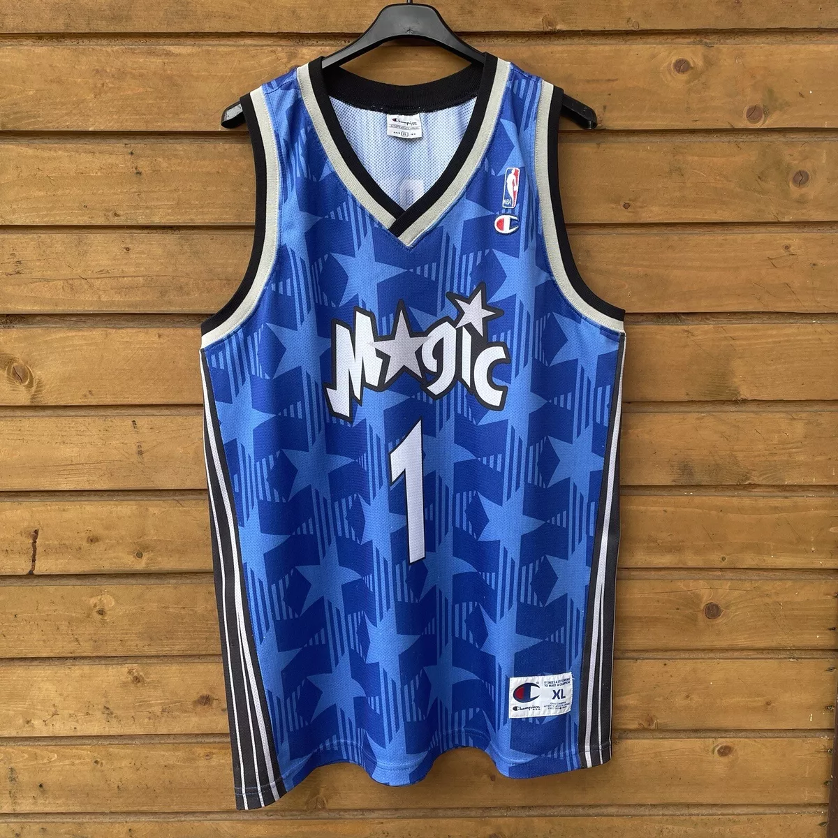 Vintage Tracy McGrady #1 Orlando Magic NBA Basketball Champion Jersey Size XL