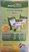 MiniLUK Learning System Critical Thinking Pack Workbooks Grade K-2
