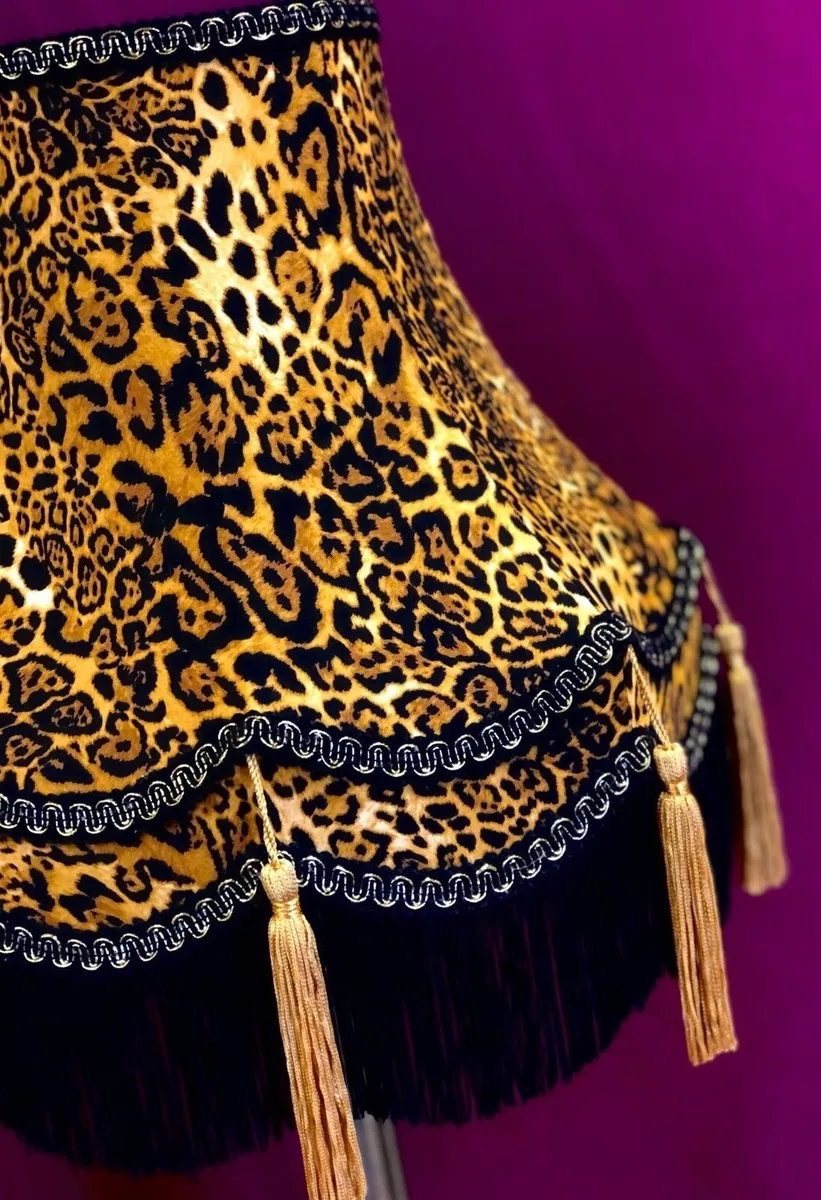 Leopard print cheap lamp shade
