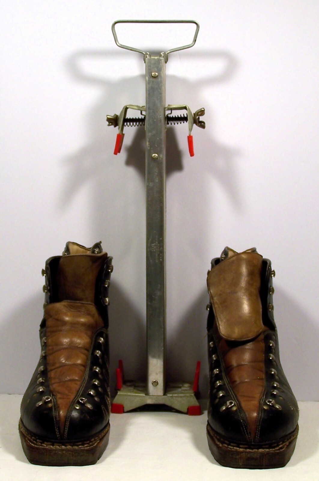 SALOMON GARMISCH Stivali da sci di fondo vintage in pelle con vettore Germania 9 1 2 cabina