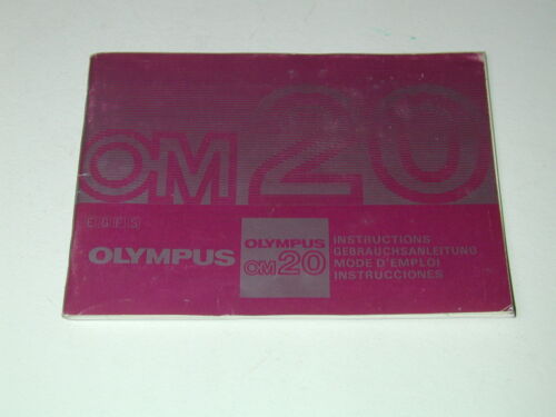 OLYMPUS notice OM-20  en Français English  German Spain photo photographie - Photo 1/2