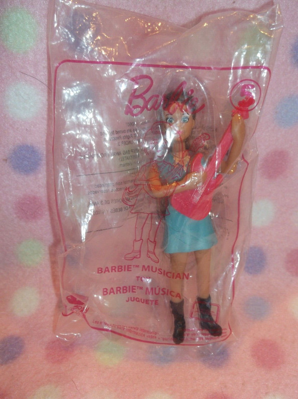 Mcdonald's Kids Happy Meal Toy Barbie Musician Doll Accessory 2019 Mattel New!