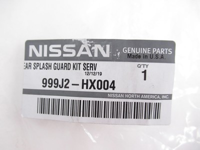 Set of 2 Genuine Nissan Accessories 999J2-HX004 Rear Splash Guard, Set of 2 Genuine Nissan Accessories 999J2-HX004 Rear Splash Guard,