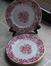SET OF 4 ROYAL JACKSON JESSICA Red Floral Sal...