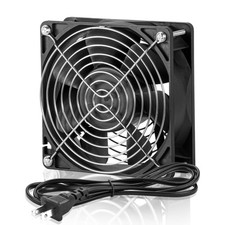 EC Cooling Fan, 120mm 12cm Fan, 120mm 38mm AC 110V 115V 120V 220V 240V, Dual ...