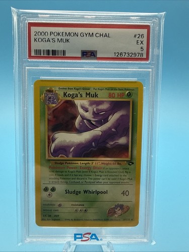 Koga's Muk (Unlimited) graded PSA 5 for sale on eBay