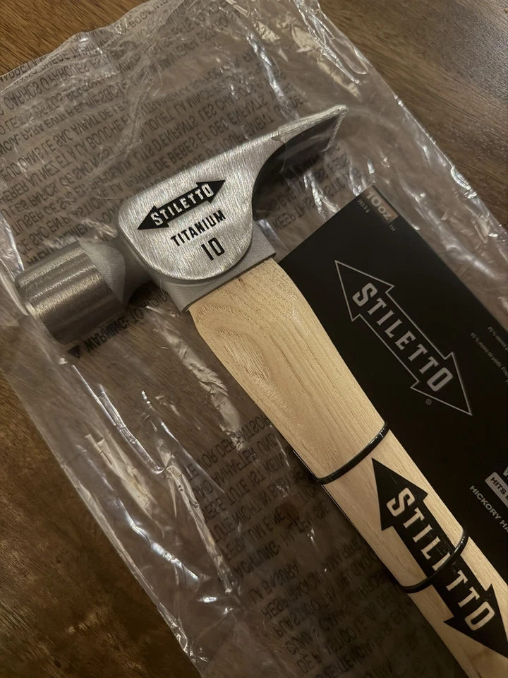 Stiletto FH10c Smooth Face Curved Handle Titanium Finish Handle - Image 2 of 4