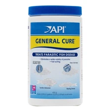 Api General Cure 30 Ounce Freshwater Saltwater Fish Powder Medication 850 Gram