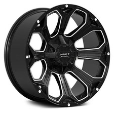 Impact Off-road 817 Wheel 20x10 -12 5x127 87.1 Black Single Rim