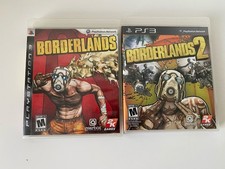 PlayStation PS3 Borderlands 1 And 2 Lot Gearbox 2K Games Rates M 2009-2012