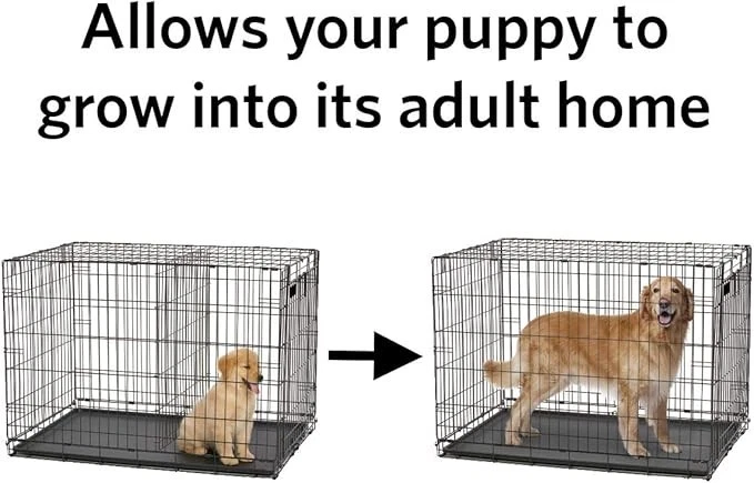 Dog Crate Divider Panel For 36 Inch Crates Adjustable Pet Training Tool - Image 2 of 4