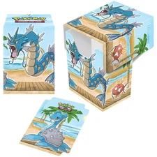 Pokemon Card Supplies -Ultra Pro Deck Box -SEASIDE (Gyarados, Magikarp & Lapras)