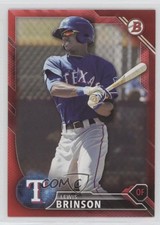 2016 Bowman Prospects Red 3/5 Lewis Brinson #BP137 fm0