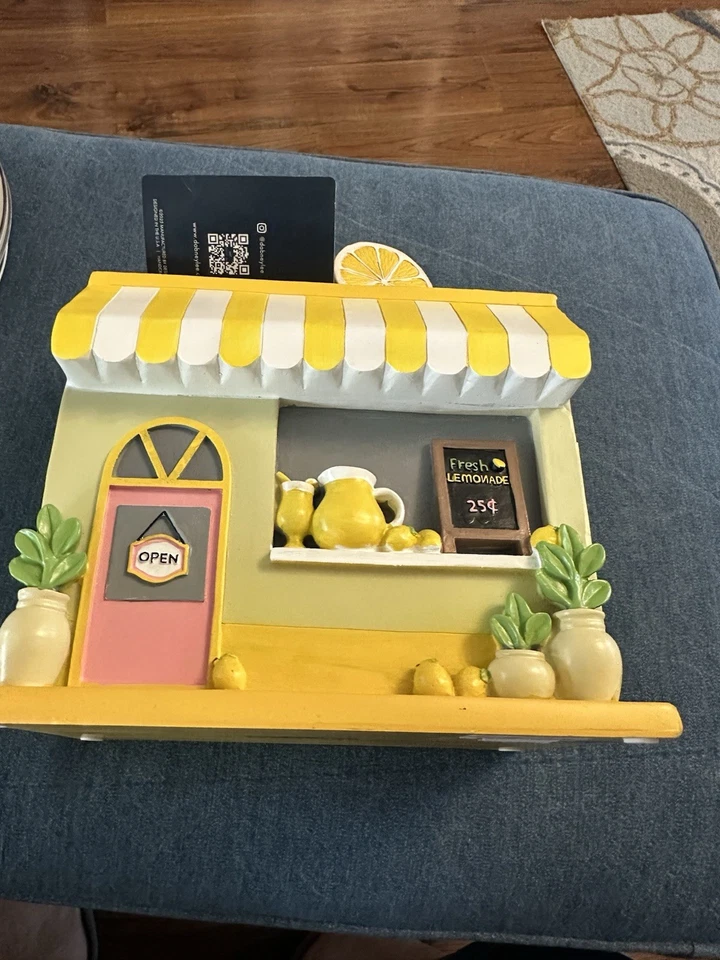 Dabney Lee Lemonade Stand Kitchen Decor Figurine Shelf Sitter Accent NWT - Image 4 of 4