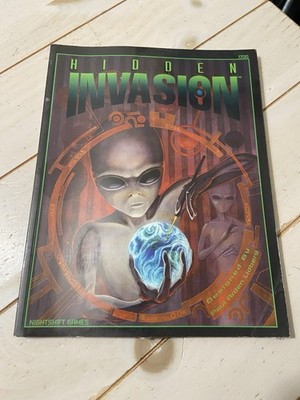 Hidden Invasion Cinematic Adventure RPG Book Nightshift Games