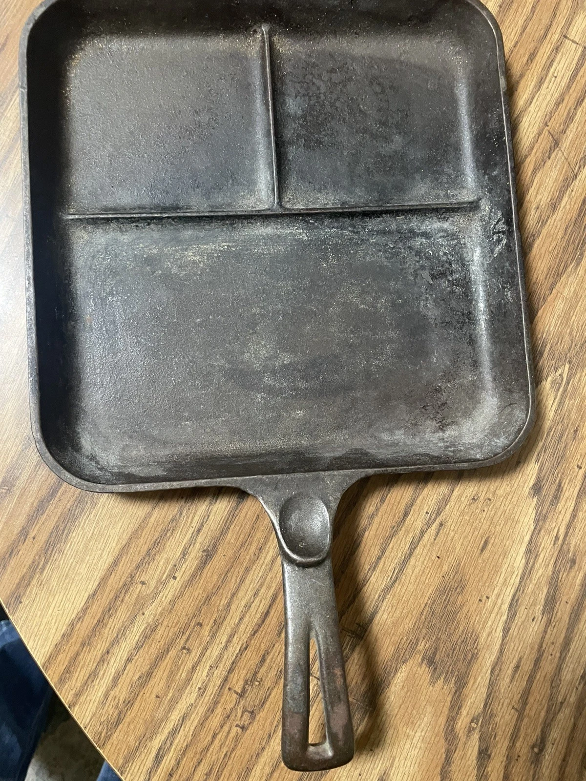 Vintage Wagner Ware Devided Square Skillet