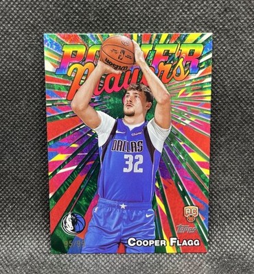 Cooper Flagg /99 Green Rookie Card 2025-26 Topps Basketball #PP-16