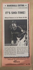 2018 Topps Heritage '69 Bazooka Ad Panel Boxloader Shohei Ohtani RC Rookie Mint