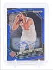 KARL-ANTHONY TOWNS 2024-25 PANINI PRIZM BLACK BLUE SHIMMER AUTO /25 Q6438