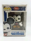 Funko Pop Disney Mickey Mouse 01 Red Label Disney Store Exclusive Figure READ IN