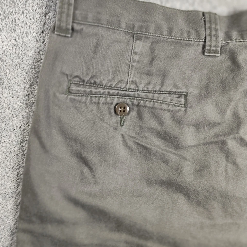 Pantalones Cortos Chinos Dockers Para Hombre 38 Verde Oliva Plisado Frontal Clásico Estilo Caqui Foto 2 de 4