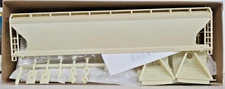 HO Accurail Undecorated 3-Bay ACF Covered Hopper Kit #2000 w/Box USA Made