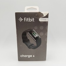 Fitbit Charge 6 Fitness Tracker  Black  Open Box