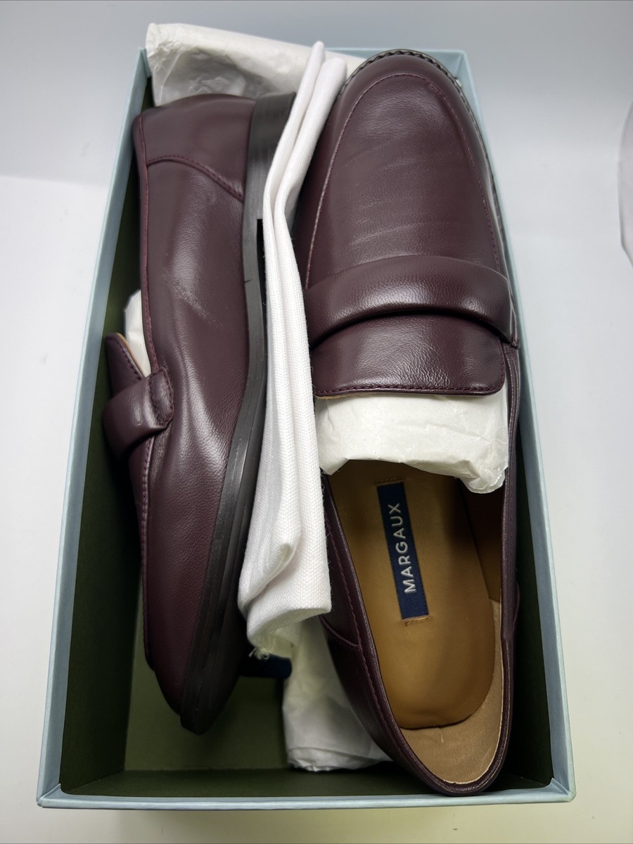 Margaux The Andie Loafer Burgundy Nappa Women's Size US