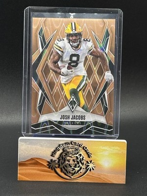 💎 Josh Jacobs - 2025 Panini Phoenix #5 Copper Wave #d 8/15 Jersey # Match 💎