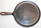 Vintage WAGNER WARE Sidney -0- 1109A Round Griddle Cast Iron Skillet 10" FLAT