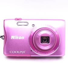 Nikon COOLPIX S3700 Compact Digital Camera Tested Working Seller Japan