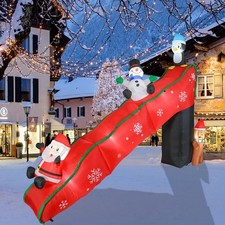 10 FT Christmas Inflatable Outdoor Decoration, Funny Christmas Inflatables Sl...