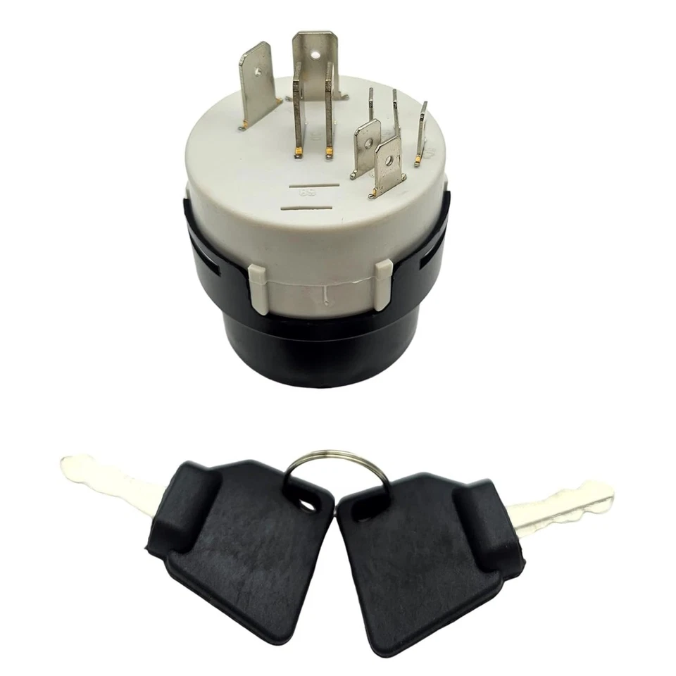 701-45500 Metal+Plastic Ignition Switch 9 Terminal For JCB Forklift: TLT2 TLT3 - Image 3 of 4